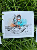 “Bird Study” Series - Print Set - Hand Embellished