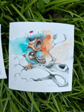 “Bird Study” Series - Print Set - Hand Embellished