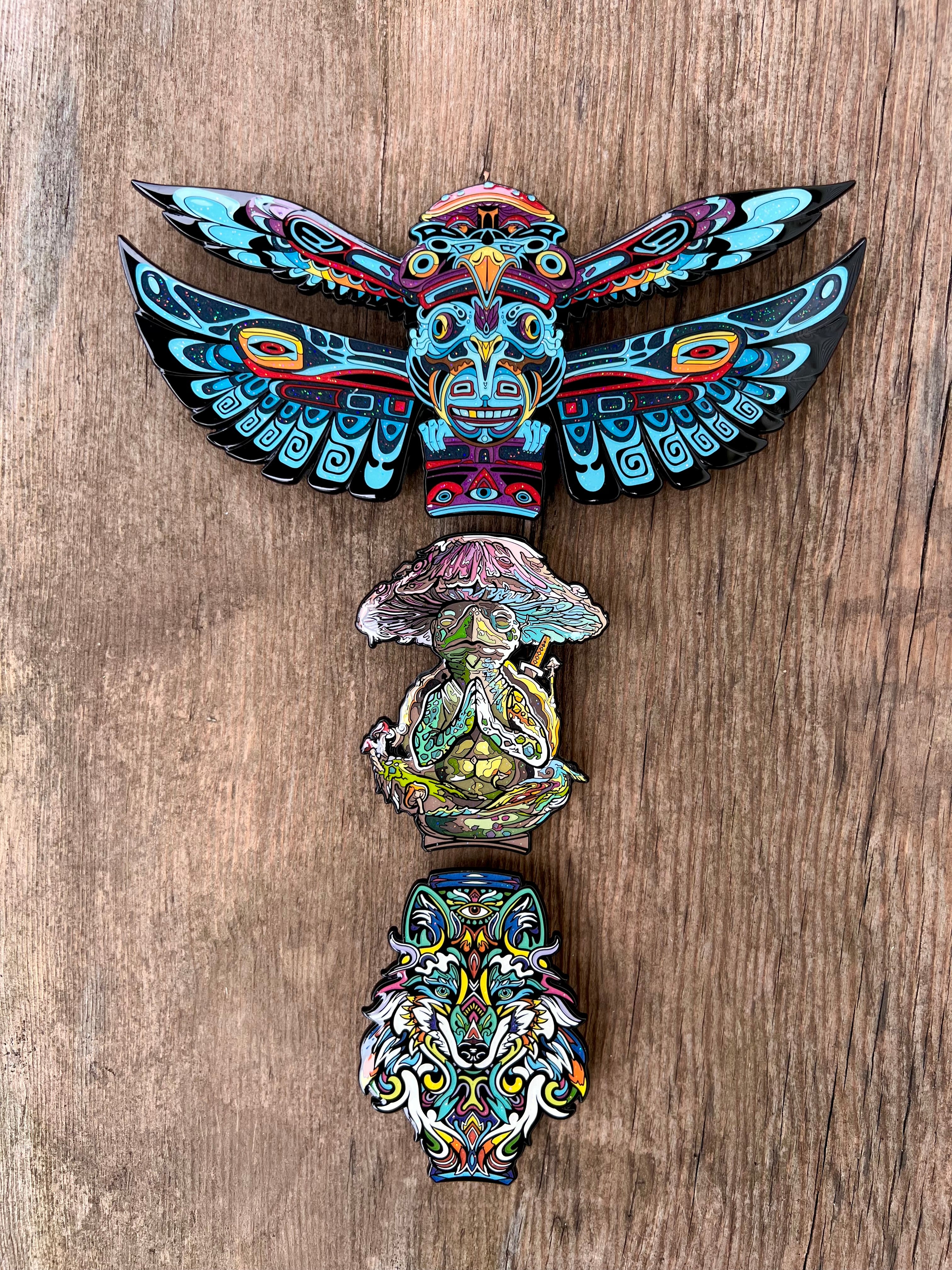 “Elements of Nature Totem" - AP 3 Piece Pin Set (OG)