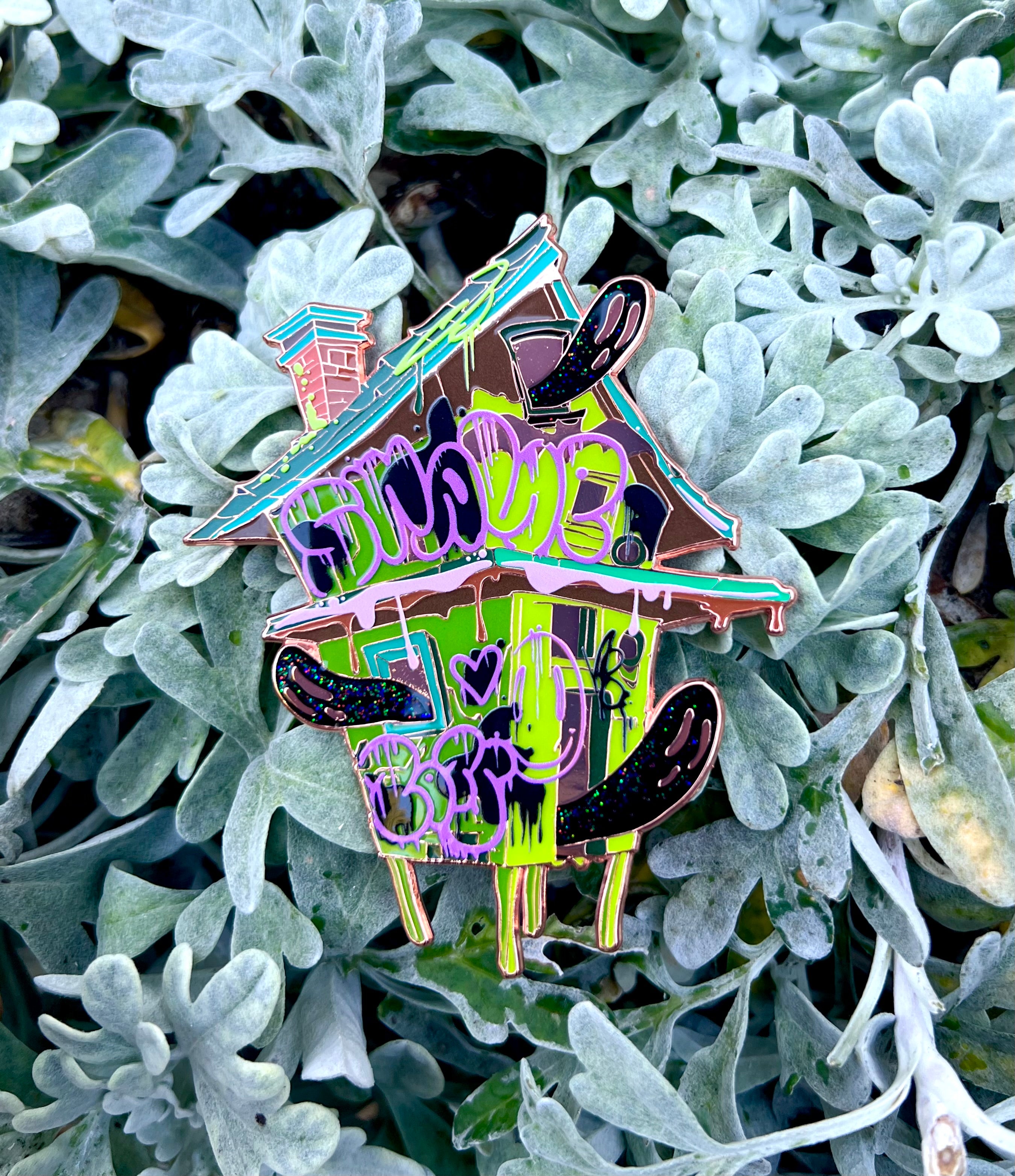 "Bat House" - “Swamp” Copper Metal LE x 25