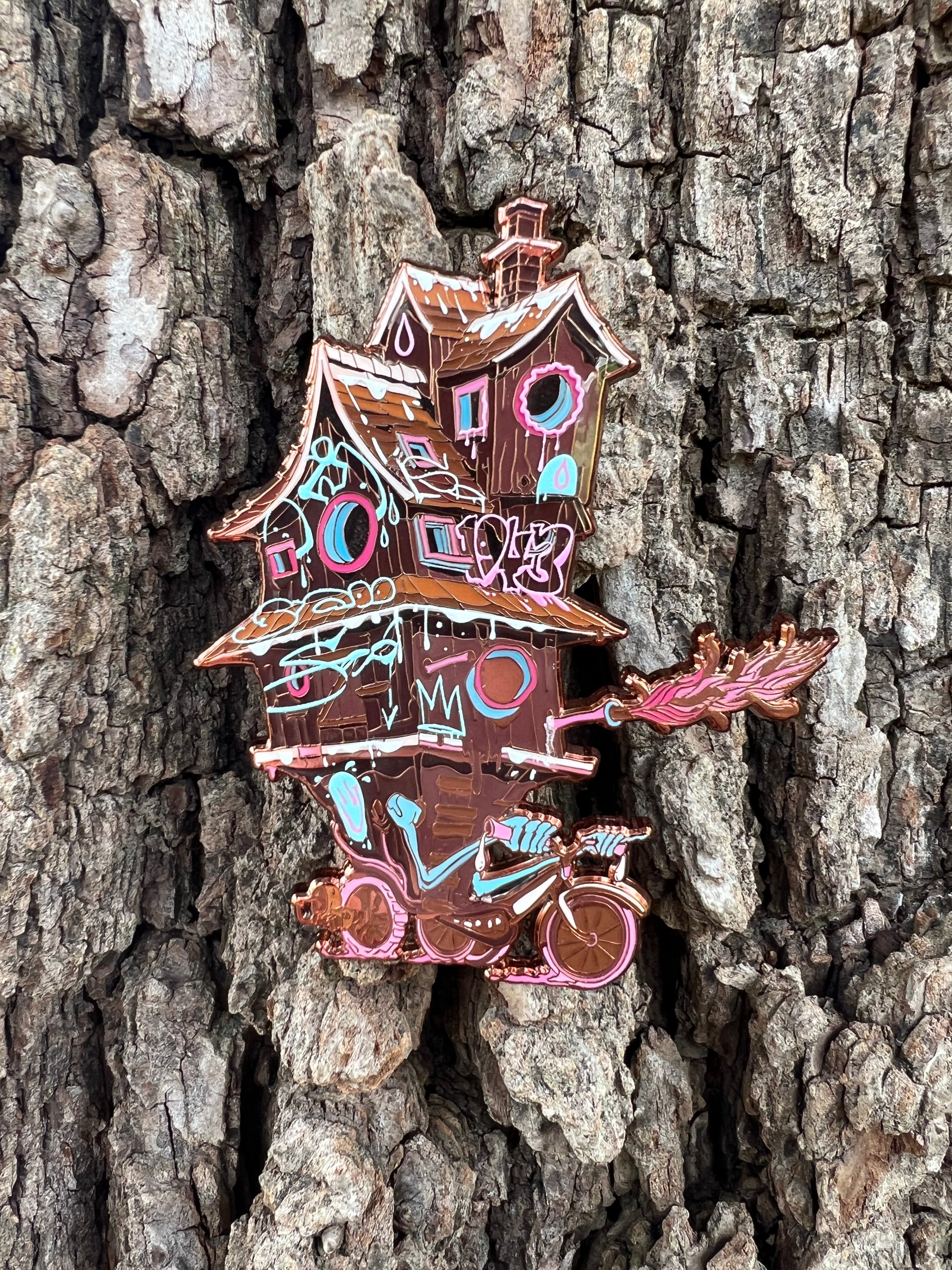 “Bike House" - Pin - Cake