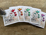 "Phyun Guai, Rider of the Burnt Desert" Hand Embellished Giclee - Fine Art Paper Print : Archival Linen (Blind Bag)