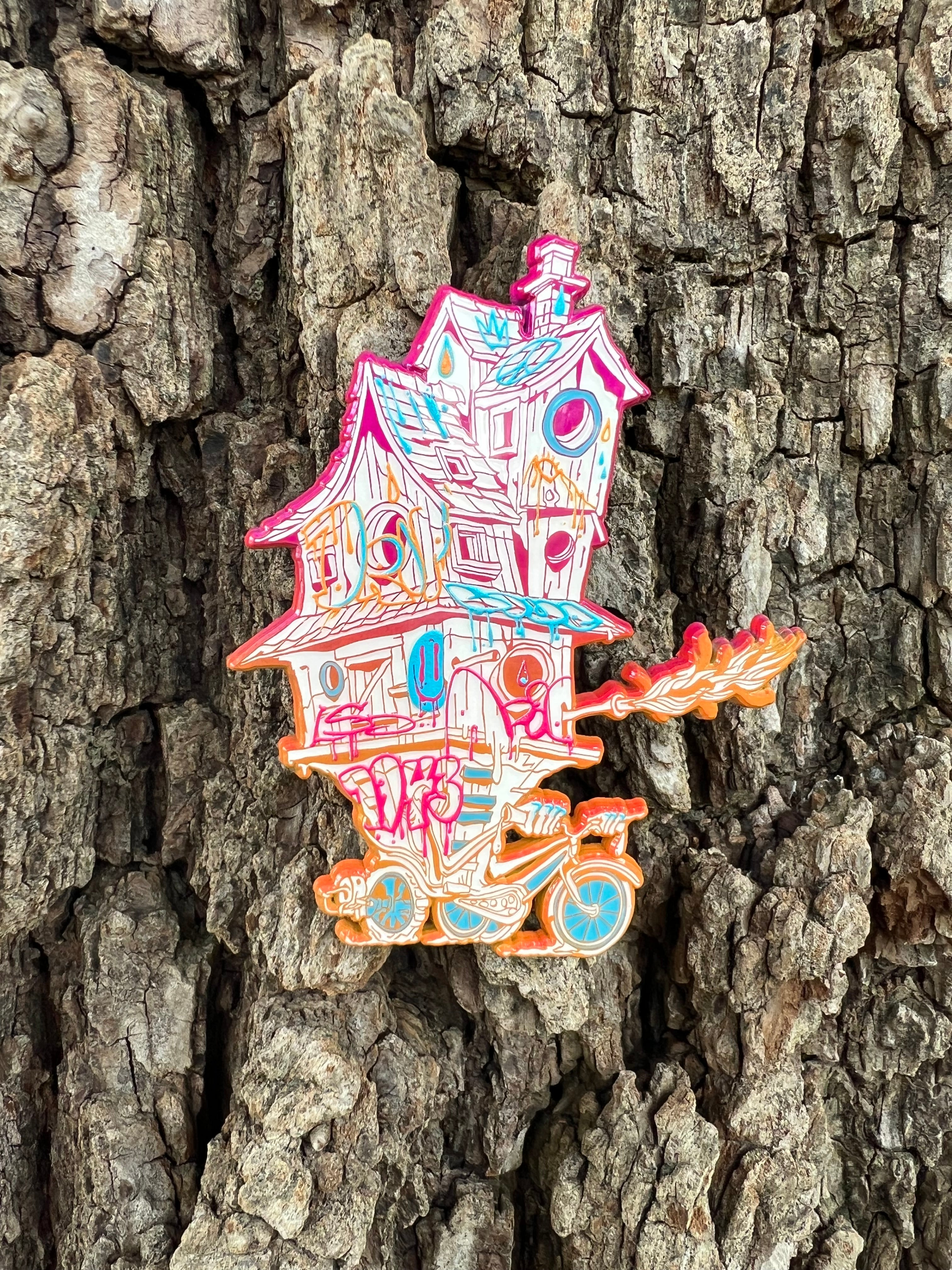 “Bike House" - Pin -  Enlightenment