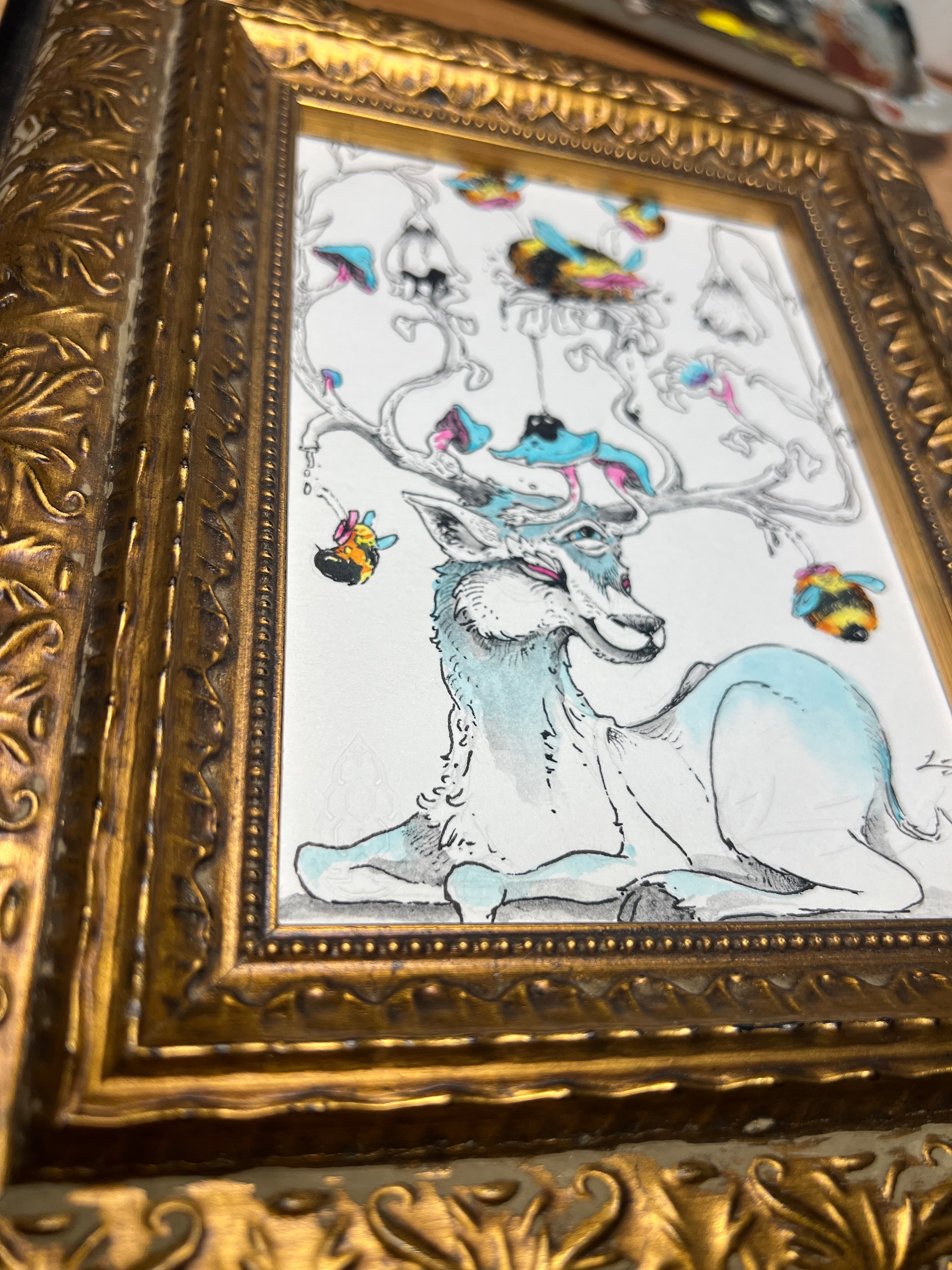 🦌 “The Sacred Giver” 🦌 Inktober #4