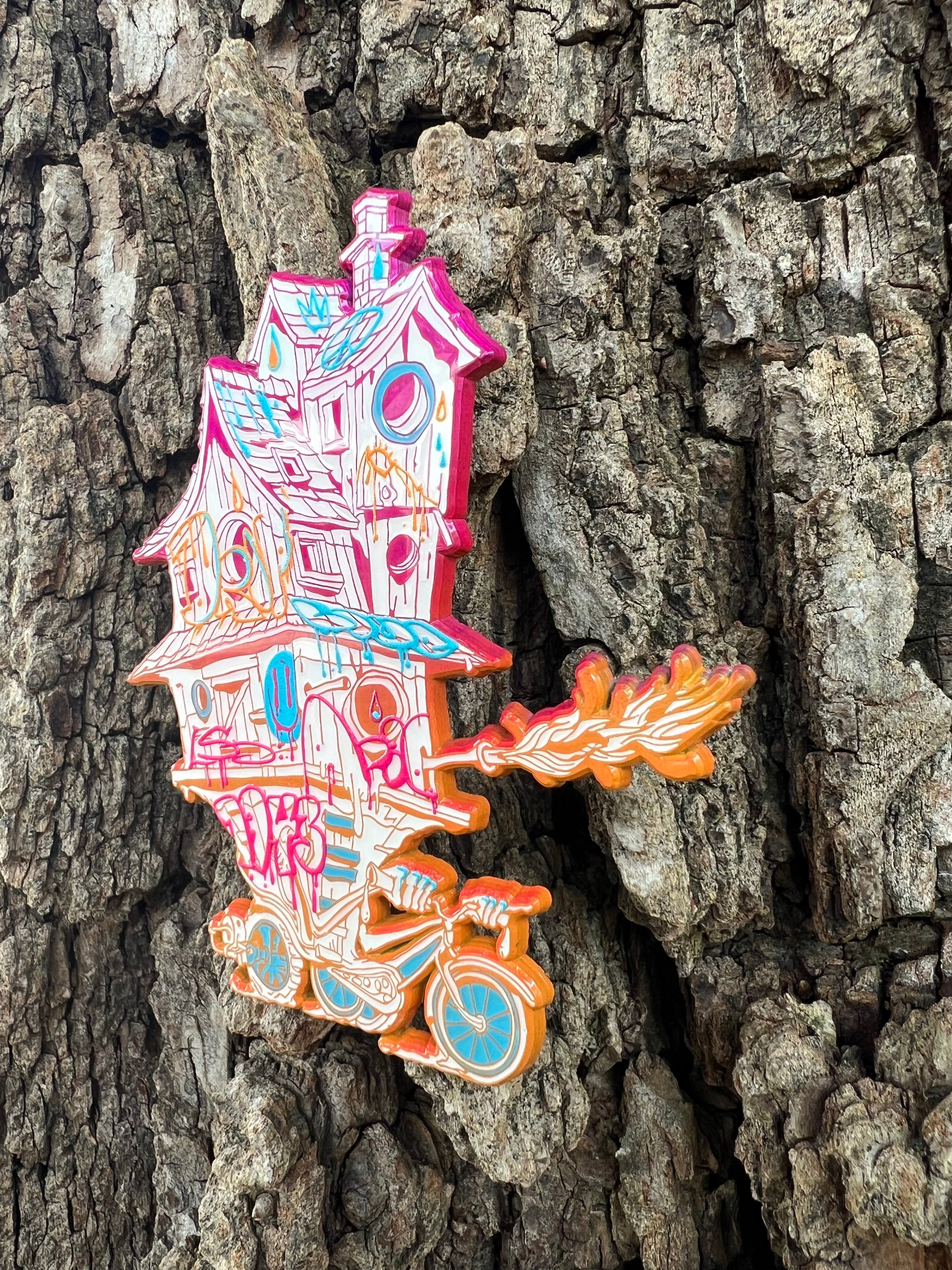“Bike House" - Pin -  Enlightenment