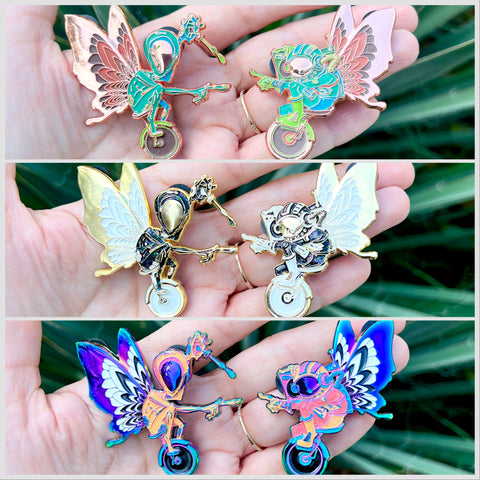 Bike Day '25 - "Sergic" and "Vulch" -  Matching Pin Set Blind Bag