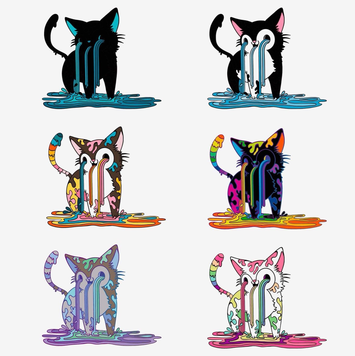 "Rainbow Kitty- Mija" Pin - Blind Bag (Pre-sale)